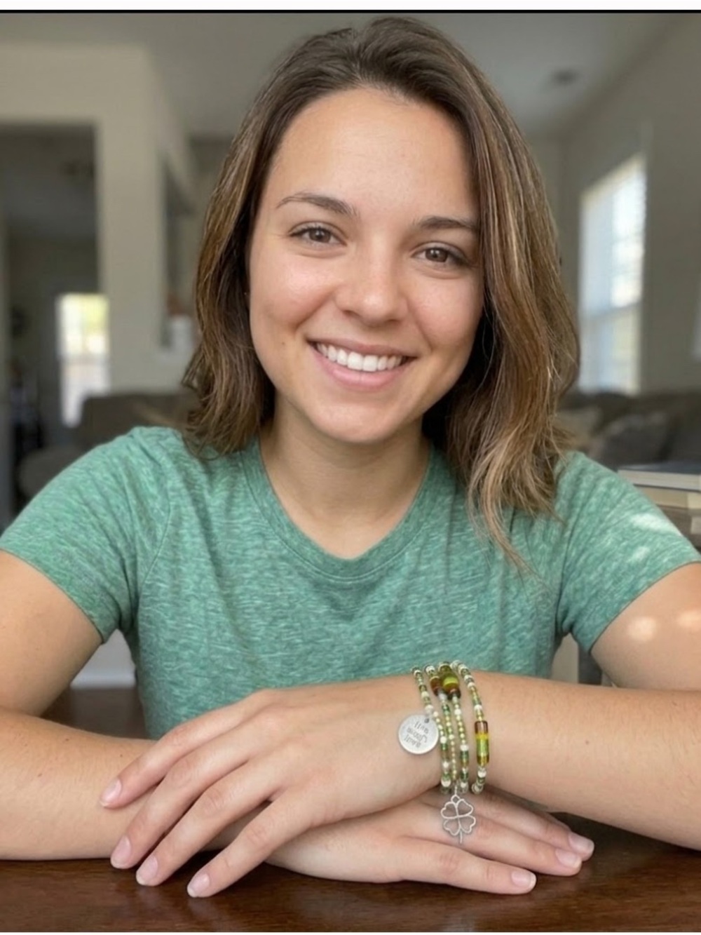 Wrap Beaded Bracelet w/ Charms